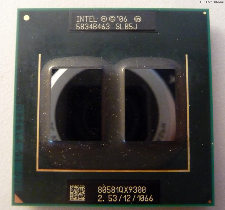 CPU Laptop, CPU Intel Core 2 Extreme QX9300, CPU T9900