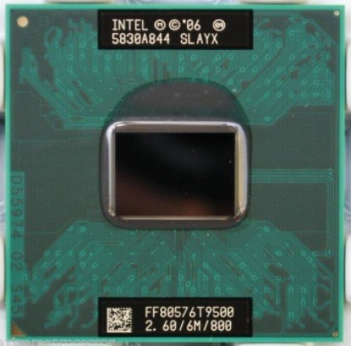 CPU T9500 2.6Ghz, 6MB cache L2
