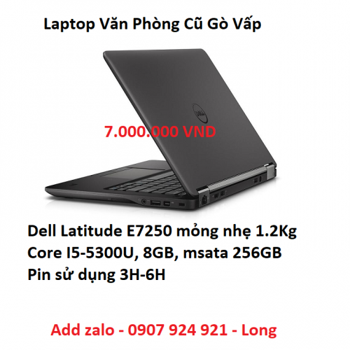 Laptop Cũ Dell Latitude E7250 Pin 5H