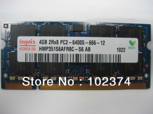 Ram laptop DDR2 4GB - Bus 800 Mhz - PC2 6400