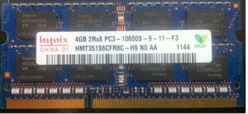Ram laptop DDR3 4GB - Bus 1333 Mhz - PC3 10600