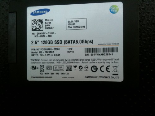 SSD 2.5” Samsung 128GB